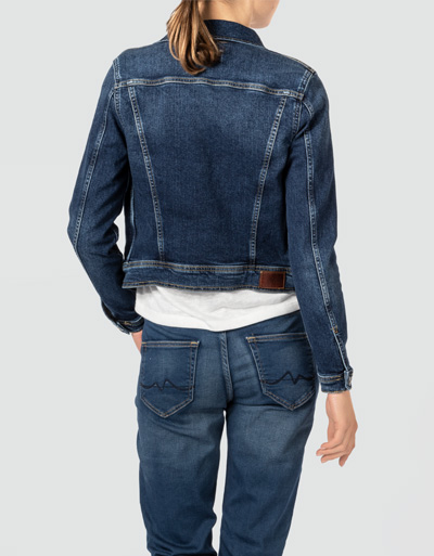 Pepe Jeans Jeansjacke in dunkler Waschung Outlet