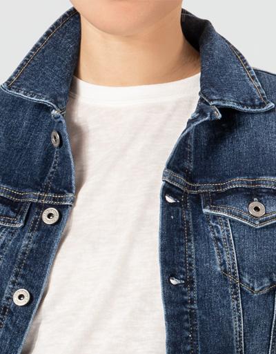 Pepe Jeans Jeansjacke in dunkler Waschung Outlet