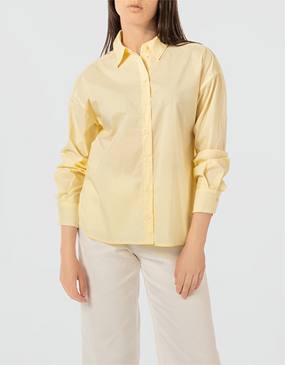 Marc O'Polo Bluse mit abgerundeten Seitenschlitzen Fabrikverkauf