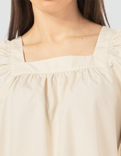 Marc O'Polo Bohemian-Bluse mit eckigem Ausschnitt Blitzverkäufe