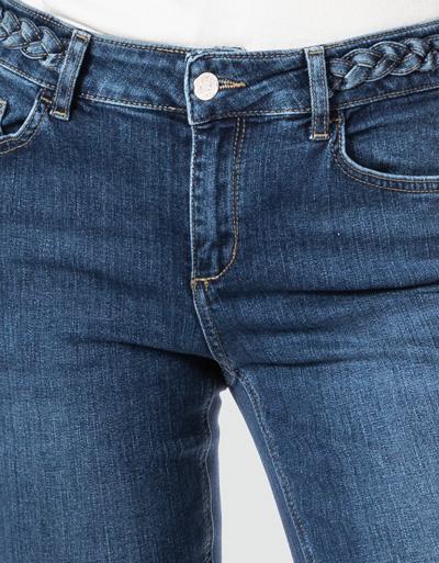 LIU JO Boot-Cut Jeans mit geflochtenen Denimdetails Verkauf
