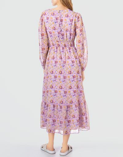 JOOP Kleid mit floralem Blumen-Print im Angebot