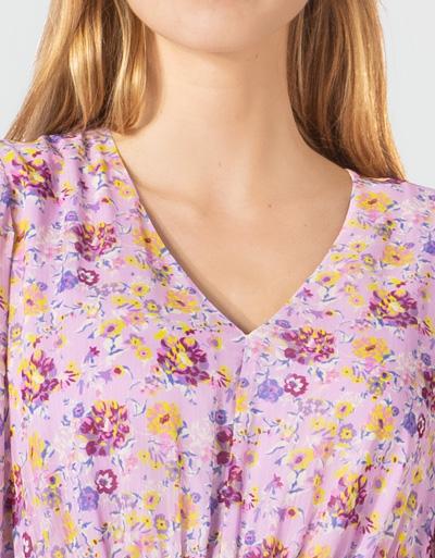 JOOP Kleid mit floralem Blumen-Print im Angebot