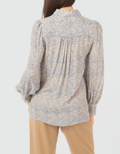 SECOND FEMALE Bluse mit modernem Print Günstiger Verkauf
