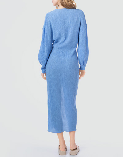 SECOND FEMALE Kleid im Crinkle-Look Angebote