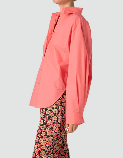 SECOND FEMALE Oversized Bluse im cleanen Look Hotsell