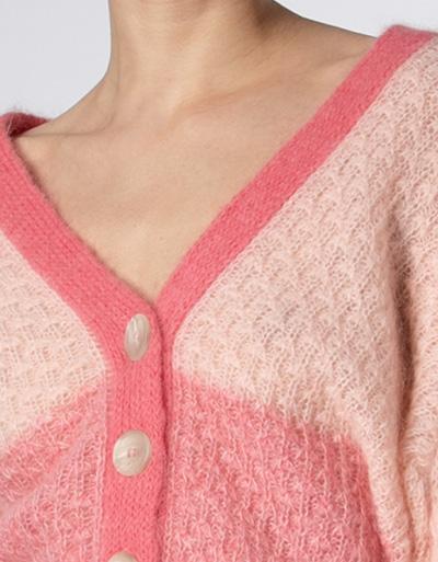 SECOND FEMALE Cardigan im modernen Farbverlauf Günstiger Verkauf