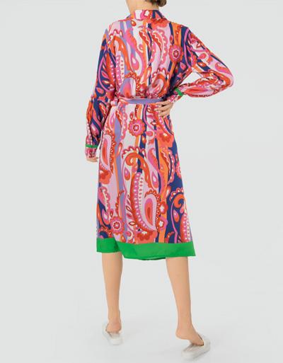 Replay Wickelkleid mit Farbenpower Print Verkauf