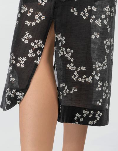 SECOND FEMALE Kleid mit floralem Print im Angebot