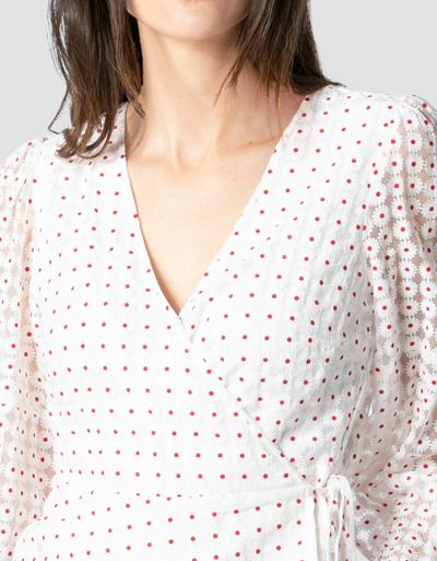 Freebird Wickelbluse im Flower Look Hotsell