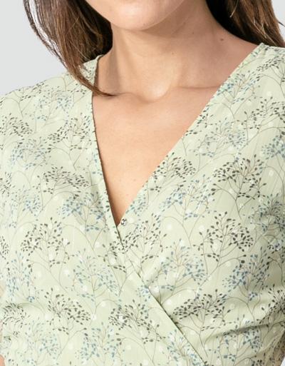 Freebird Wickelkleid mit Lurex Muttertagsangebot