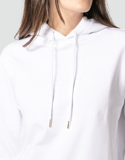 Tommy Hilfiger Hoodie mit Logo Stickerei Verkauf