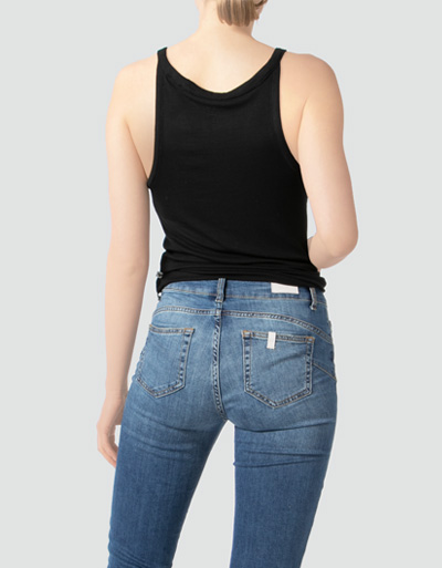 ROXY Top aus gerippten Jersey Hotsell