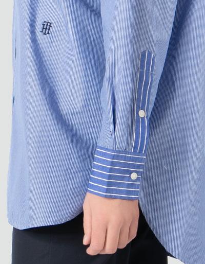 Tommy Hilfiger Hemdbluse im lässigen Schnitt Schlussverkauf