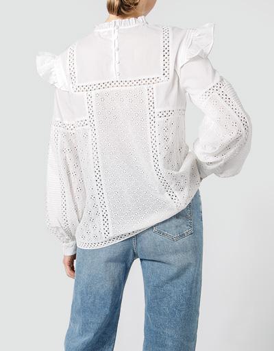 Replay Bluse mit Lochstickerei Kostenloser Versand international