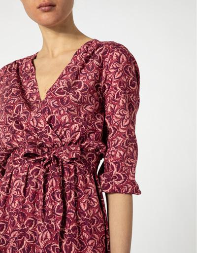Freebird Midi-Kleid mit Flower Print Auslauf