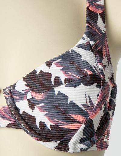 Tommy Hilfiger Balconette Top mit Tropen Print im Angebot