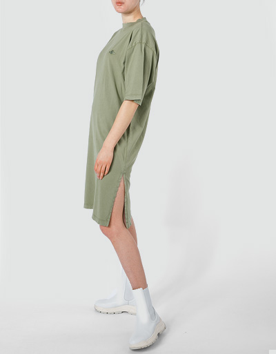 Replay Jerseykleid aus Bio Baumwolle Günstiger Verkauf