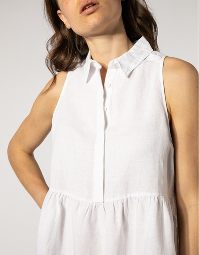 Replay Kleid aus reinem Leinen Angebote