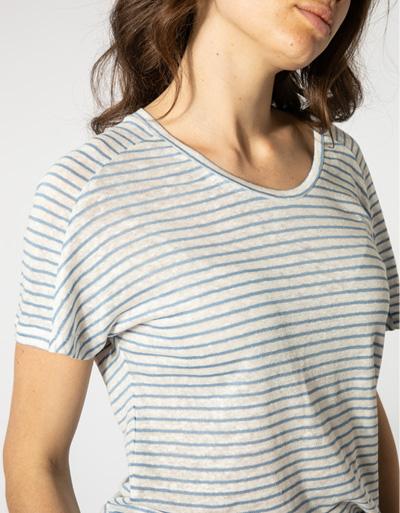 CINQUE T-Shirt im Streifen Dessin Fabrikverkauf