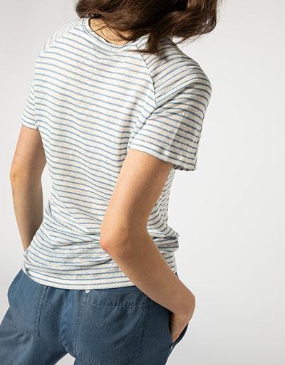 CINQUE T-Shirt im Streifen Dessin Fabrikverkauf