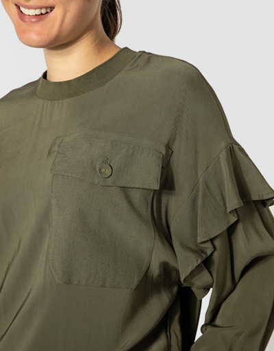 TWIN-SET Blusenshirt in italienischer Größe Günstiger Verkauf