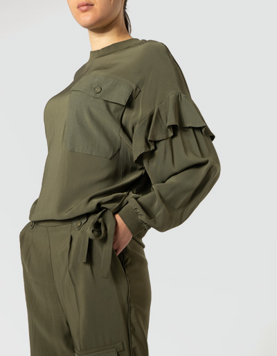 TWIN-SET Blusenshirt in italienischer Größe Günstiger Verkauf