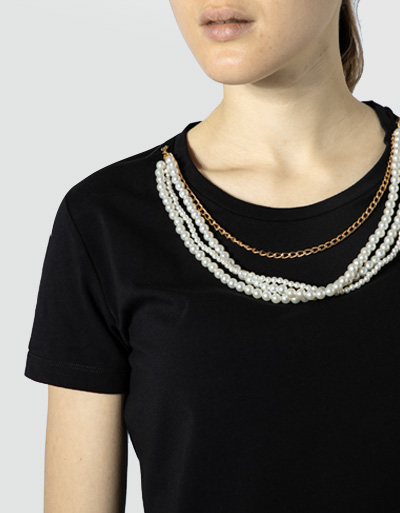 LIU JO T-Shirt mit Kettendetail Hotsell