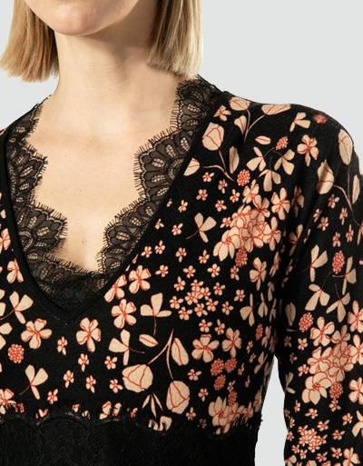 TWIN-SET Kleid mit Spitzendetails Zeitlich begrenztes Angebot