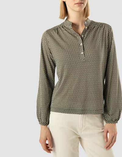 Marc O'Polo Blusenshirt mit Stehkragen Räumungsverkauf