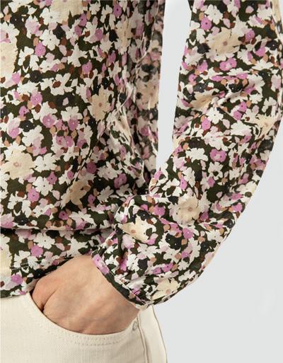 Marc O'Polo Blusenshirt mit Blumenprint Kauf eins, bekomm eins gratis