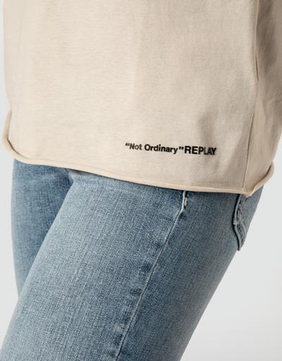 Replay T-Shirt aus Bio Baumwolle Kostenlose Rückgabe