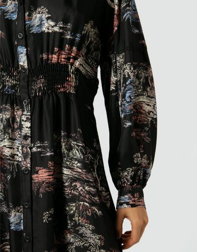 SECOND FEMALE Kleid aus reiner Seide Bis zu 60% Rabatt