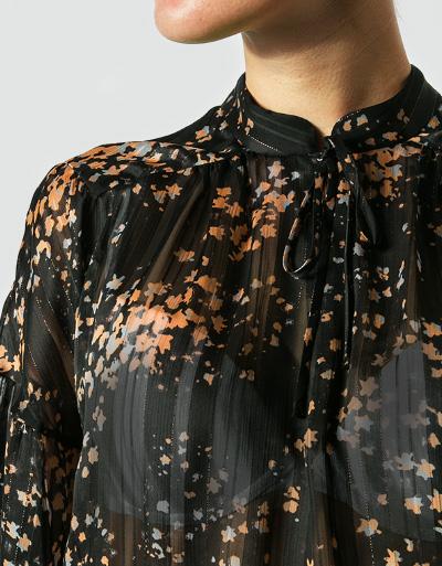 SECOND FEMALE Bluse im floralen Dessin Kostenloser Versand international