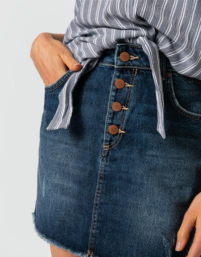 ROXY Minirock aus Denim Online