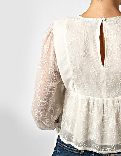 KOOKAI Bluse in französischer Größe im Angebot
