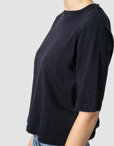 Marc O'Polo T-Shirt mit breitem Bündchen Weihnachtsangebot