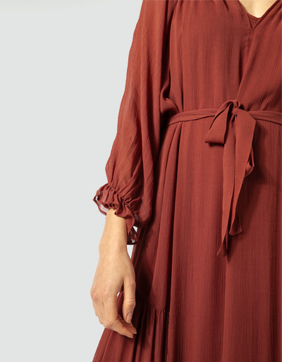 SECOND FEMALE Kleid aus Viskose Sonderangebote