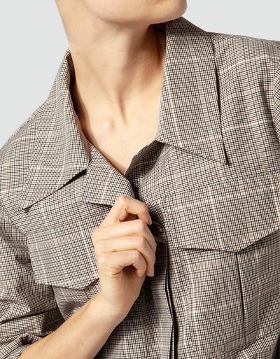 SECOND FEMALE Jacke im Glencheck-Dessin Wochenangebot