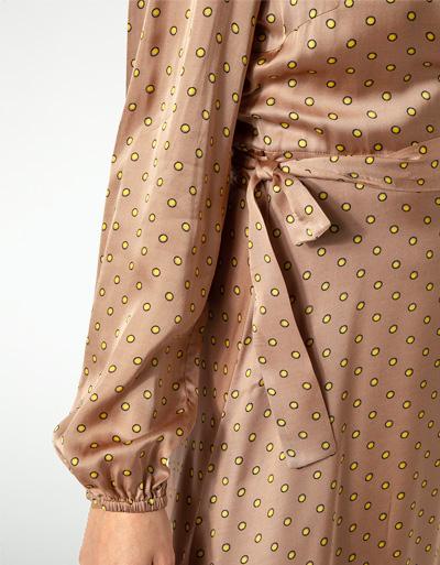 SECOND FEMALE Kleid im Wickel-Design Kostenlose Rückgabe