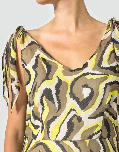 Daniel Hechter Kleid mit Alloverprint Clearance-Verkauf