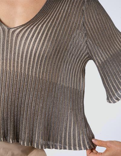 TWIN-SET Pullover aus schimmerndem Garn Auslauf