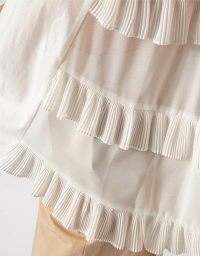 TWIN-SET Blusenshirt mit Rüschendetails Verkauf
