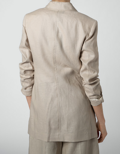 Laurèl Blazer aus Leinen Kostenloser Versand