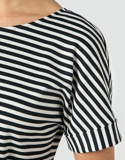 Daniel Hechter Jerseykleid im Streifendessin Fabrikpreis