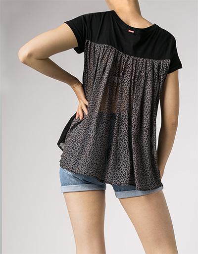 Replay T-Shirt mit Animalprint Letzter Tag