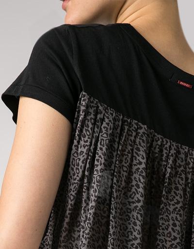 Replay T-Shirt mit Animalprint Letzter Tag