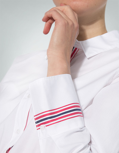 Marc O'Polo Bluse mit Kontraststreifen Speichern exportieren