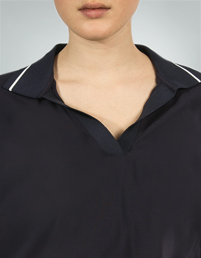 Marc O'Polo Bluse mit Rippstrickkragen Super Sparpreis