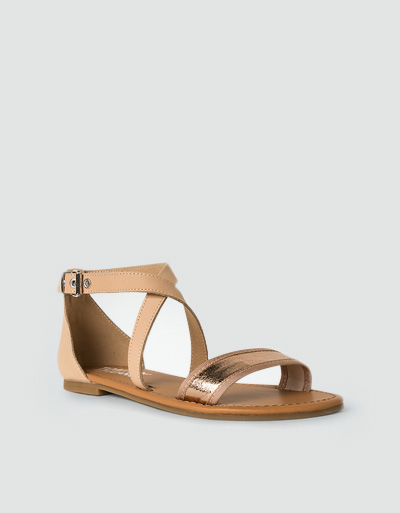 TOMMY JEANS Sandale mit Metallic-Einsatz Schlussverkauf